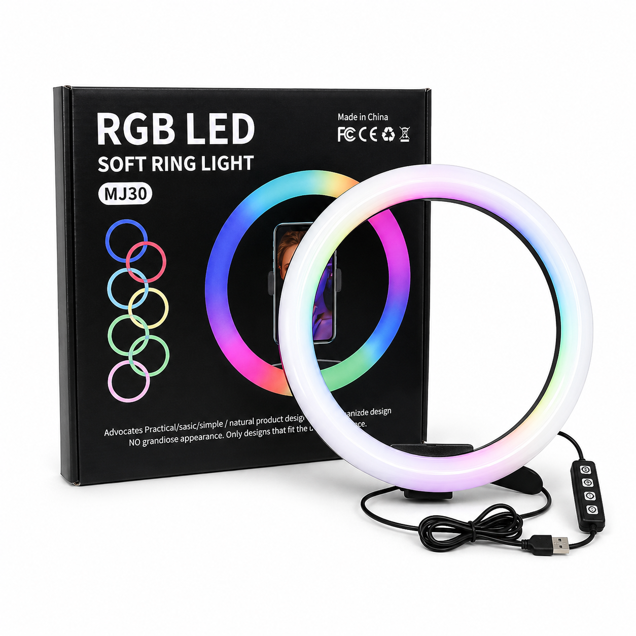 RGB LED Soft Ring Light